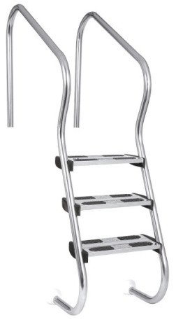 Сходи для басейну Hayward EAF4 Easy access (4 сходинки), для широкого борту, AISI-316