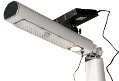 Душ вуличний Aquaviva Quick з LED підсвіткою та мийкою для ніг, білий Q825/9003-QL