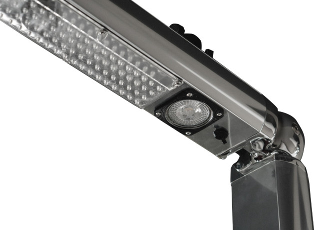 Душ вуличний Aquaviva Quick з LED підсвіткою та мийкою для ніг, алюміній Q825/9007-QL