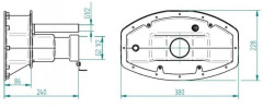 Закладний короб Fitstar 8300251, для протитечії Cyclon/Cyclon-Duo, для солоної води