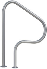 Поручень Flexinox 87164010 для римських сходів FX-04 (800 мм, фланець, AISI-316L)