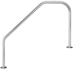 Поручень Flexinox 87162361 для римських сходів FX-06 (1829 мм, фланець, AISI-316L)