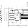 Насос Hayward Max Flo VS SP1811VS (220 В, 13.5 м3/год, 1.1 HP), 4-швидкісний