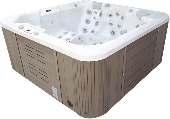 СПА-басейн IQUE Dreamline-II 2200-II-DD-BP (WiFi) (220х220х96 см) Brushed walnut