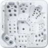 СПА-басейн IQUE Dreamline-II 2200-II-DD-BP (WiFi) (220х220х96 см) Brushed walnut