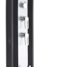 Душ сонячний Aquaviva Hybride Dada Curve алюмінієвий з мийкою для ніг, антрацит DS-D363NX, 40 л