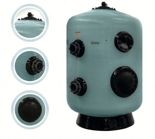 Пісочний фільтр Gemas Turbidron Bobbin Norm Plus PE (32 м³/год, D900)