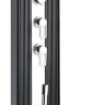 Душ сонячний Aquaviva Hybride Dada Straight алюмінієвий з мийкою для ніг, антрацит DS-D463NX, 40 л