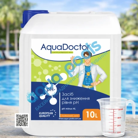 Засіб для зниження pH AquaDoctor pH Minus HL (Соляна 14%) 10 л