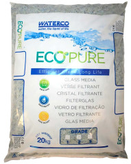 Пісок скляний Waterco EcoPure 1.0 - 3.0 мм (20 кг)