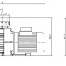 Насос Hayward HCP36303E IE3 (380 В, 36 м3/год, 3 HP)