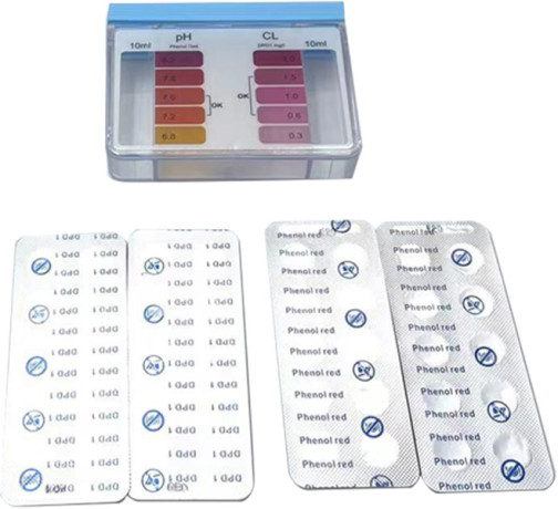 Тестер для басейну AquaDoctor Box таблетковий Cl/pH, 20 тестів