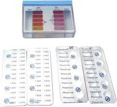 Тестер для басейну AquaDoctor Box таблетковий Cl/pH, 20 тестів
