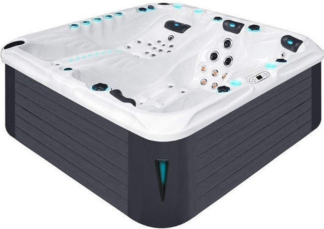 СПА-басейн Passion Spas Euphoria Mighty Wave (230x230x91 см), Сріблясто-білий