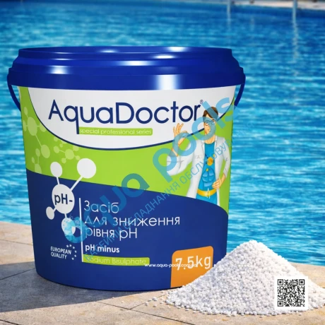 Засіб для зниження pH AquaDoctor pH Minus 7.5 кг в гранулах