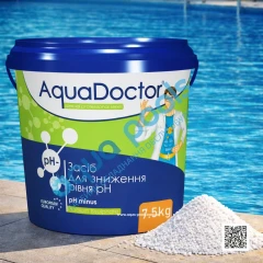 Засіб для зниження pH AquaDoctor pH Minus 7.5 кг в гранулах