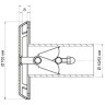 Форсунка Flexinox 87198033 (25 м3/год), під бетон
