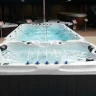 Плавальний СПА-басейн Passion Spas Fitness 1 Deep (400x228x152 см), Сріблясто-білий