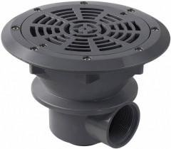 Злив донний Emaux EM2837 під лайнер, Dark Grey