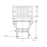 Форсунка для переливу Hayward SP1019 (60.3 мм)