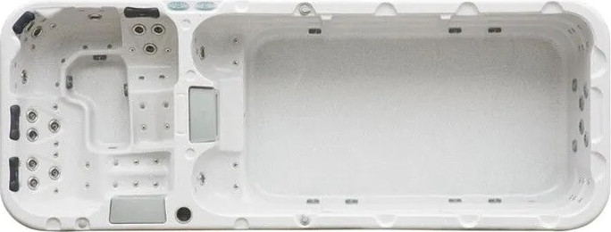 Плавальний СПА-басейн Passion Spas Aquatic 3 Deep (580x224x155 см), Сріблясто-білий