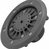 Форсунка донна Emaux EM2863 з латунними вставками, під лайнер, Dark Grey