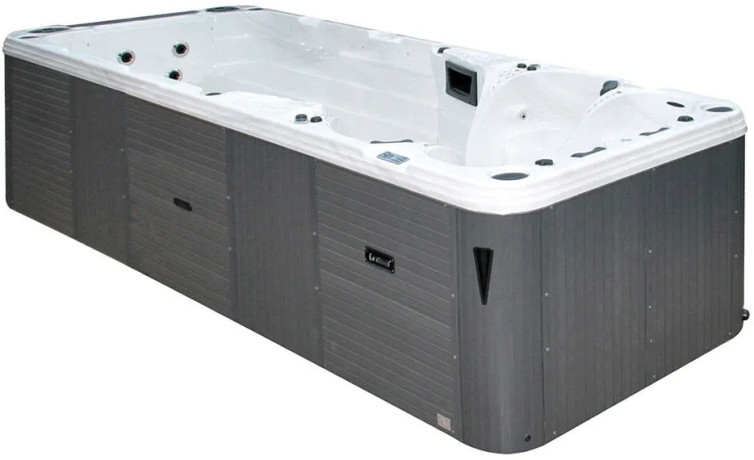 Плавальний СПА-басейн Passion Spas Aquatic 5 (580x228x155 см), Сріблясто-білий