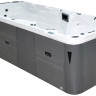 Плавальний СПА-басейн Passion Spas Aquatic 5 (580x228x155 см), Сріблясто-білий