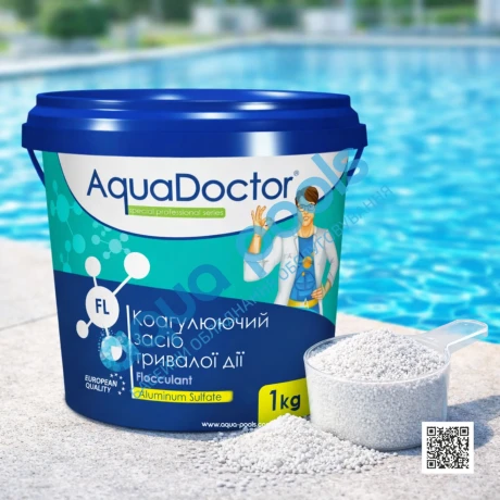 Коагулянт для басейну AquaDoctor FL 1 кг в гранулах