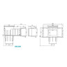 Скімер Hayward 3119 Premium Wide під лайнер