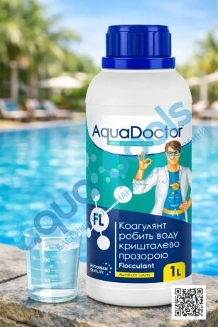Коагулянт для басейну AquaDoctor FL 1 л рідкий