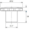 Форсунка стінова Flexinox 87198022 (4.5 м³/год) під бетон, 2"