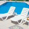 Шезлонг Aquajoy Bahama, білий