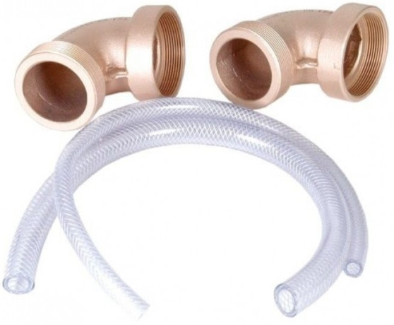 Комплект кутів на 90° Fitstar 7945051 для Taifun, Taifun-Duo, 2-1/2", для солоної води