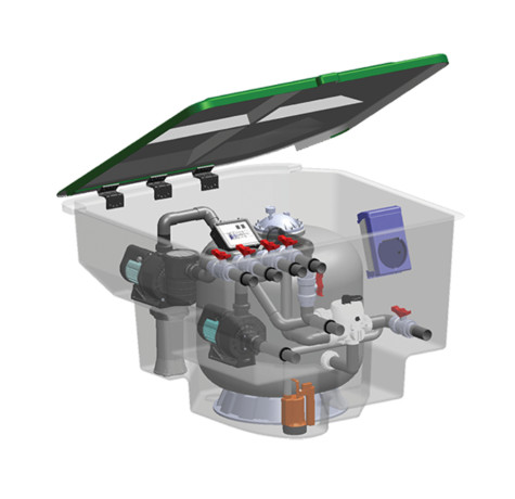 Комплексна фільтраційна установка Emaux EMD-22C (22 м3/год)