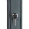 Душ сонячний Aquaviva Big Happy Five з мийкою для ніг, антрацит F620/7016, 36 л