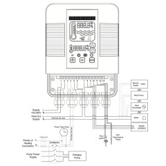 Цифровий контролер Elecro Heatsmart Plus теплообмінника G2/SST + датчик протоку та температури, керування через Wi-Fi