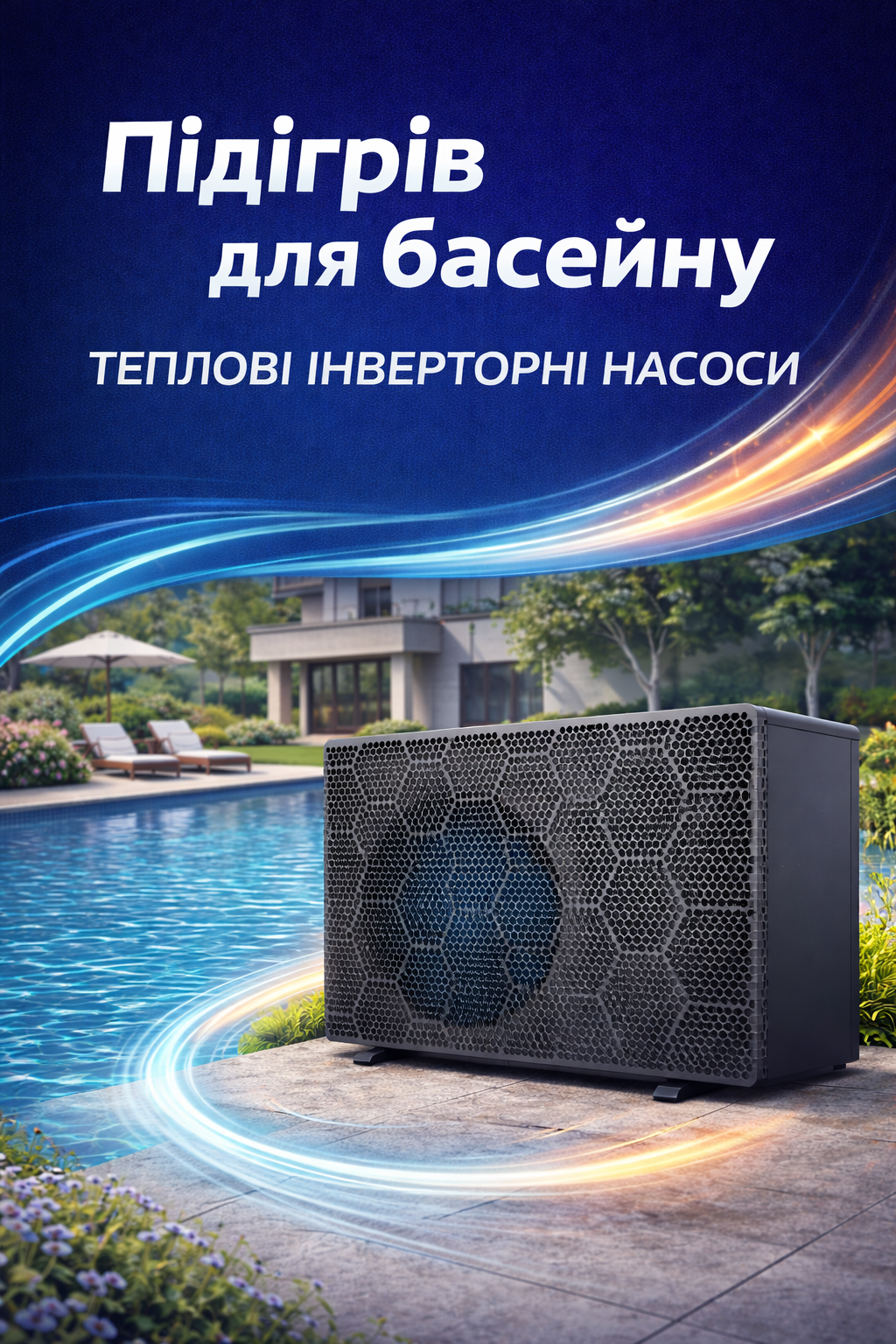 Тепловий насос для басейна
